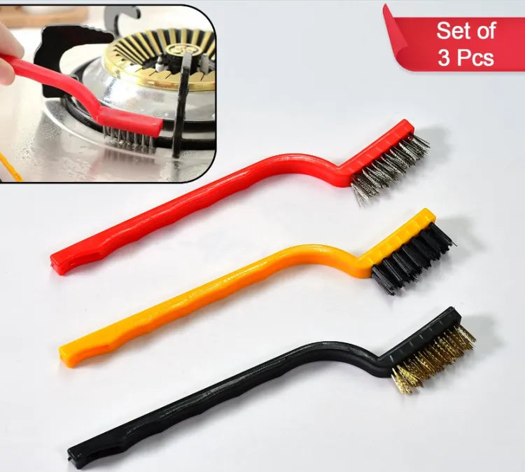 3Pcs Set Gas Stove Cleaning Brush
